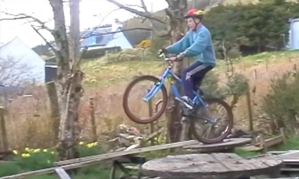 Danny MacAskill à 15 ans