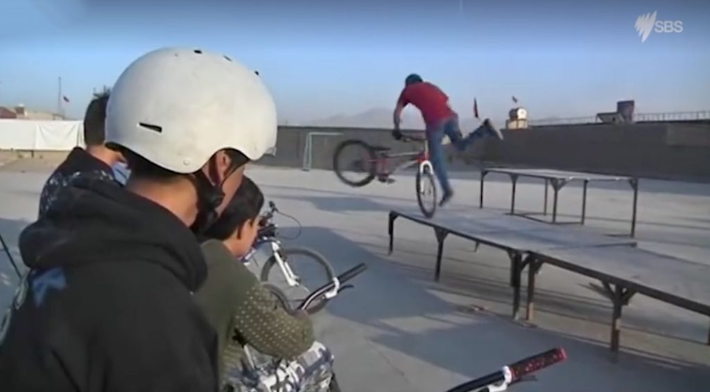 Afghanistan’s freestyle cycling club