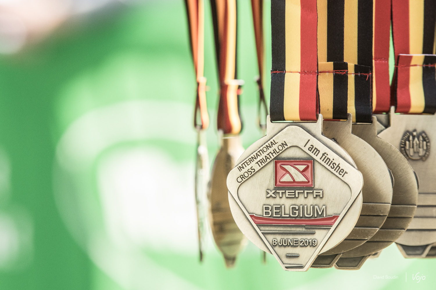 Les médailles de finisher du XTERRA Belgium