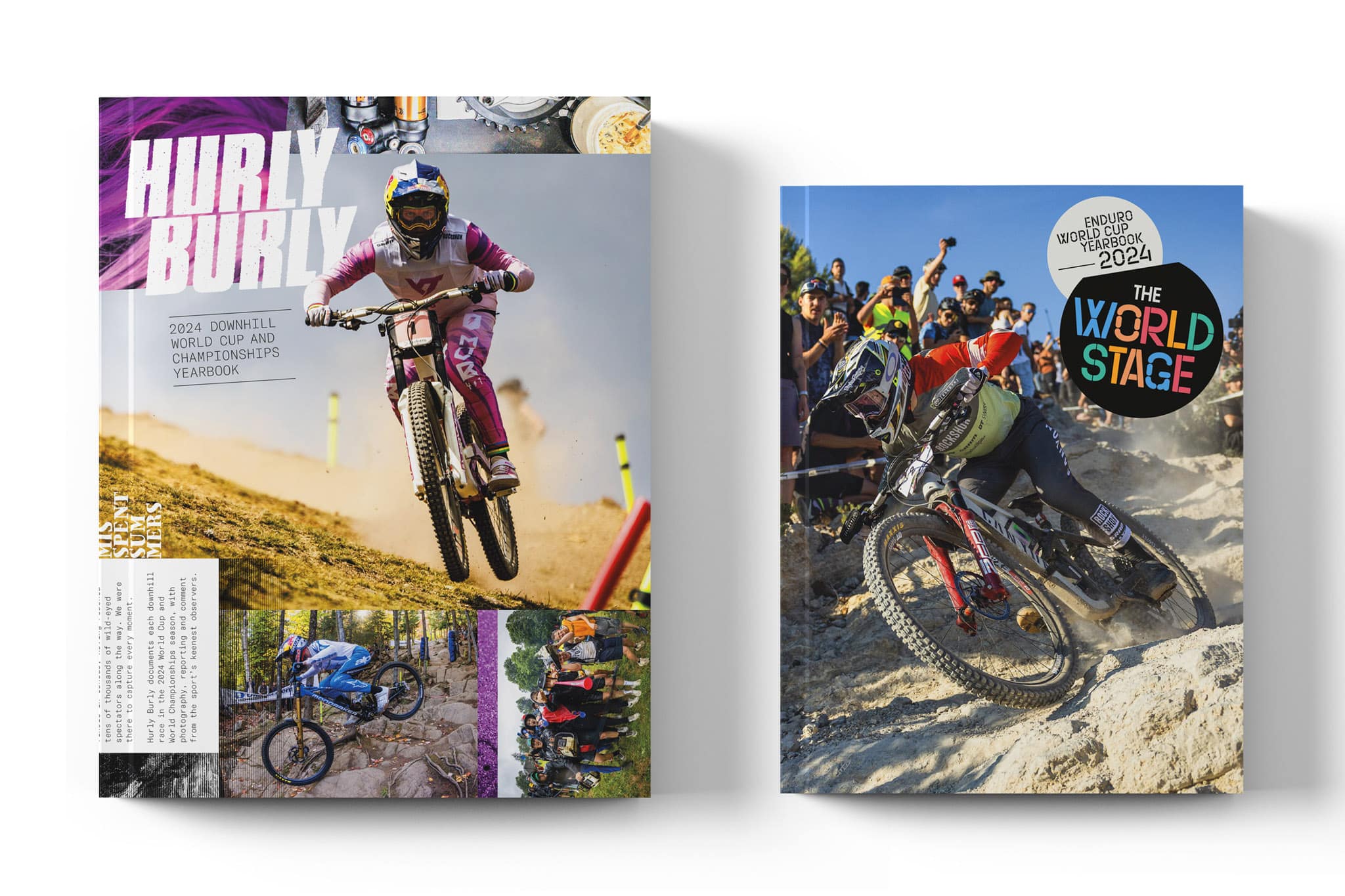 Les livres VTT Hurly Burly et World Stage 2024 sont disponibles